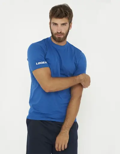 Majica obična pamučna plava